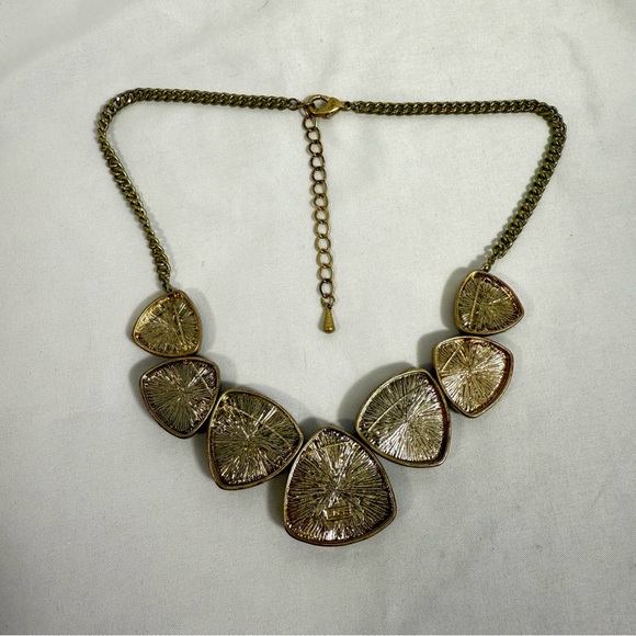 Marks & Spencer leopard print on brass chain - Picture 4 of 6